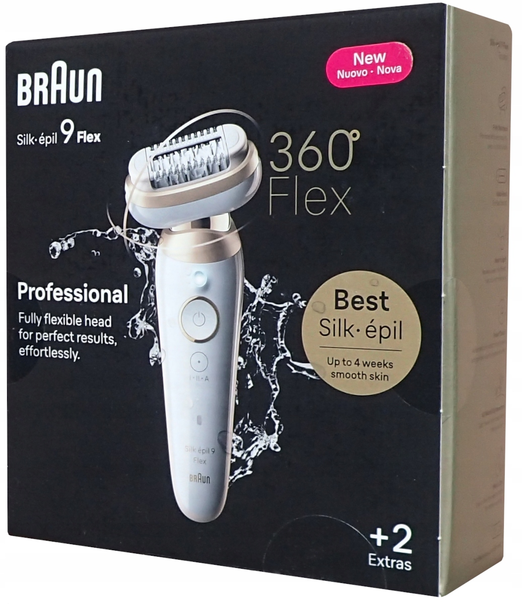 Depilator do Bikini Nóg Pach Braun 9-011 Silk-Epil 9 Flex 3D 2 dodatki