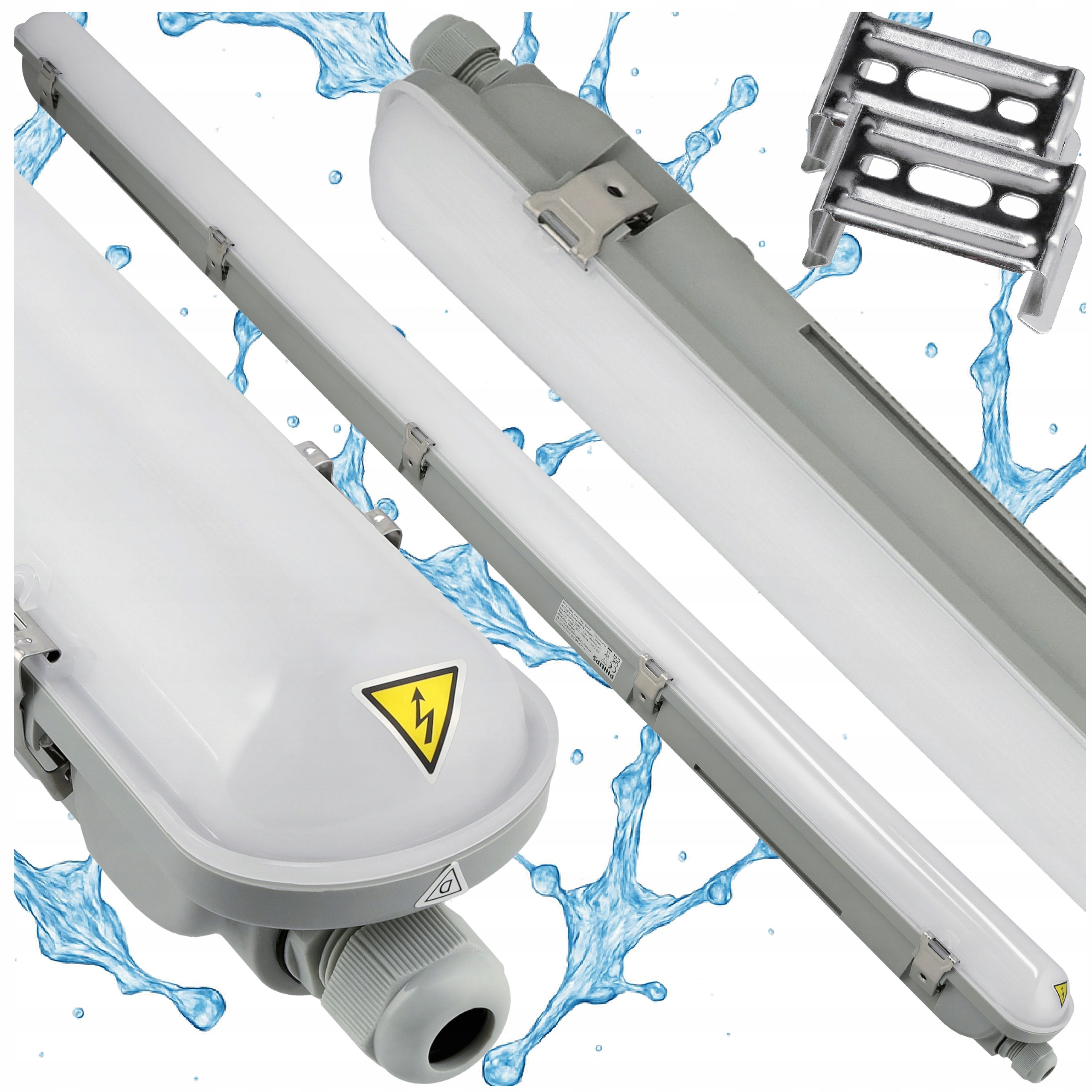 Hermetická Led lampa Philips 22W 2400lm 4000K 120 cm pro garáž IP65