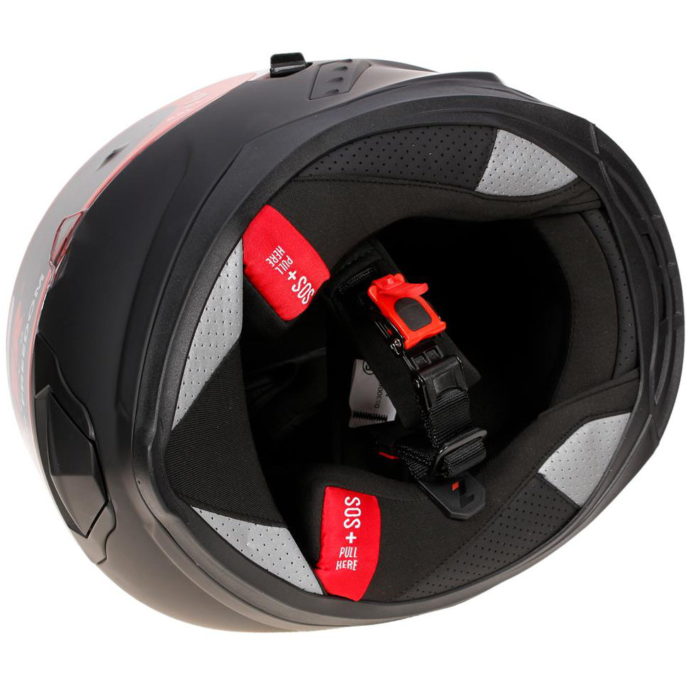 Kask integralny LAZER RAFALE Z-Line czarny mat 2XL Cechy dodatkowe deflektor nosa demontowalny podbródek