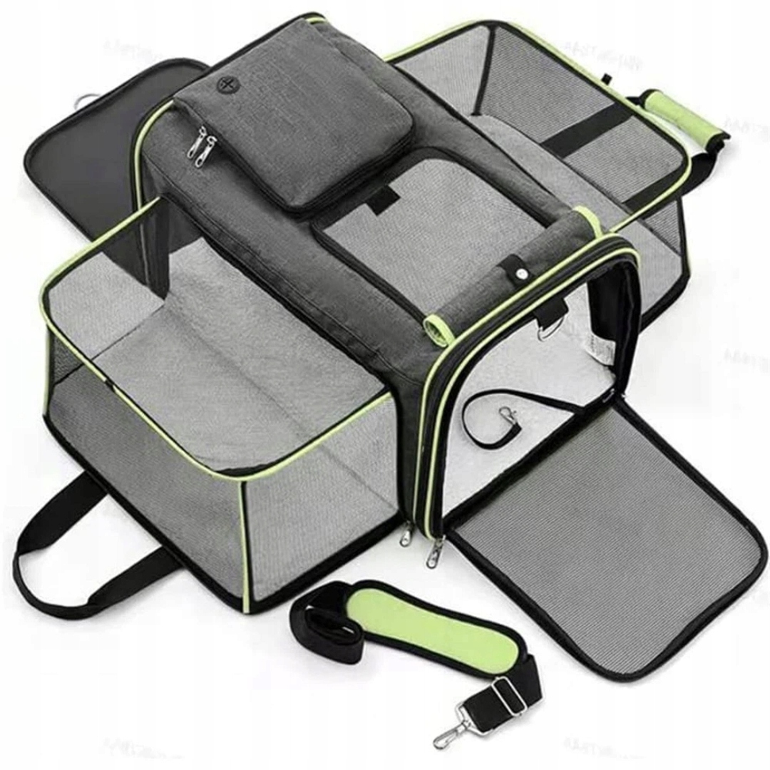 Přepravka pro pro kočky psa, rozšiřitelná, prodyšná taška, velikost L 48 cm, cestovní