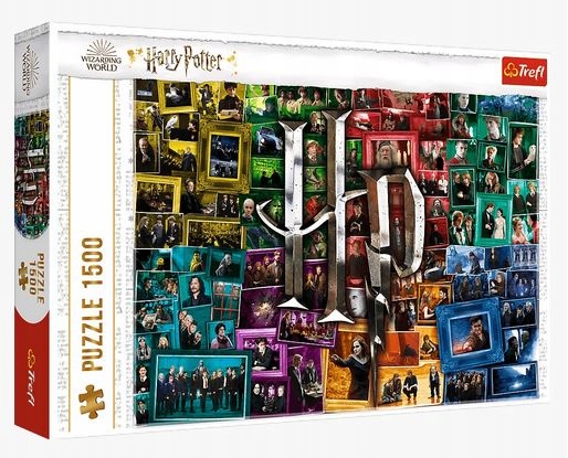

Puzzle 1500 el. Harry Potter Na Przestrzeni Filmów
