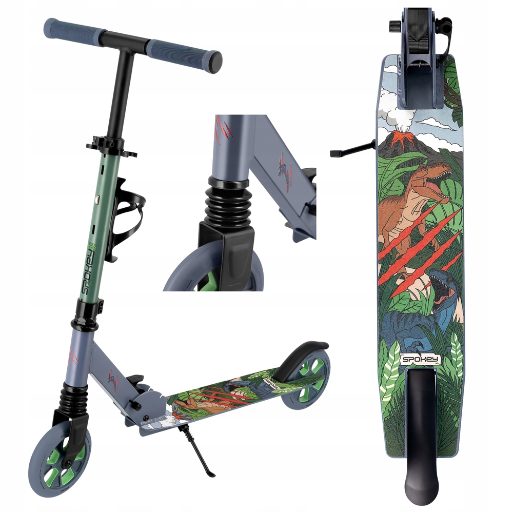 Hulajnoga Miejska Składana Regulowana Młodzieżowa Koła 145 mm ABEC-7 Spokey