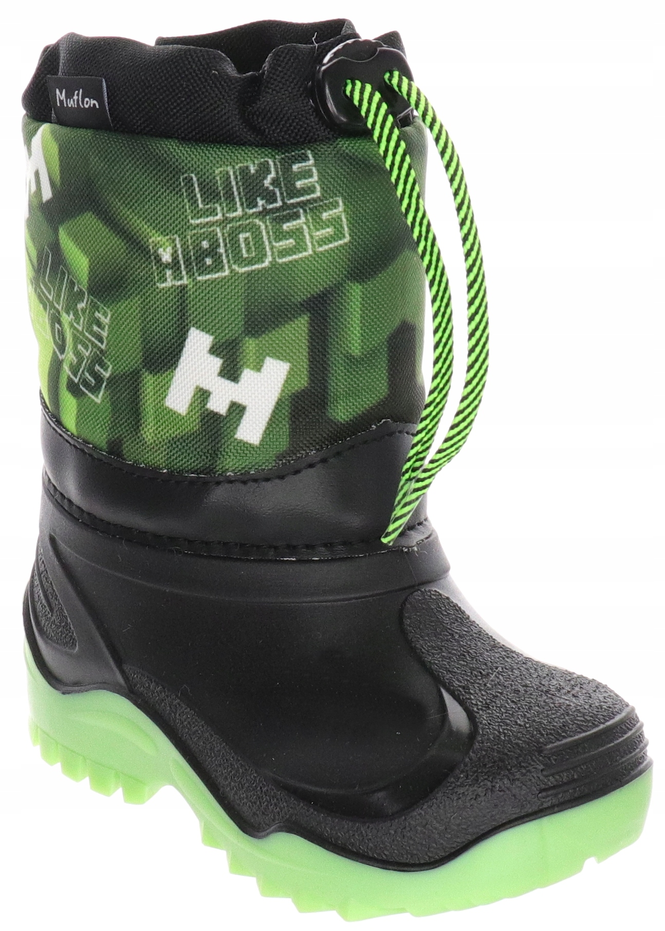 RENBUT MUFLON ŚNIEGOWCE OCIEPLANE WEŁNA ZIMOWE TRAPERY R.29/30