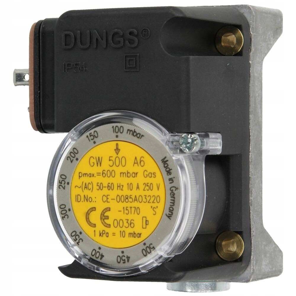 Snímač tlaku plynu Dungs Gw 500 A6 (100-500 mbar)