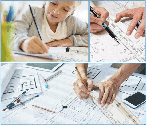 DUŻY MUTLINIAŁ multi ROLLING RULER Marka Jaropap