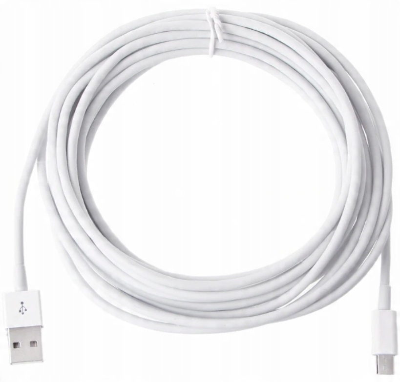 

długi kabel przewód micro usb 3m ładowarka