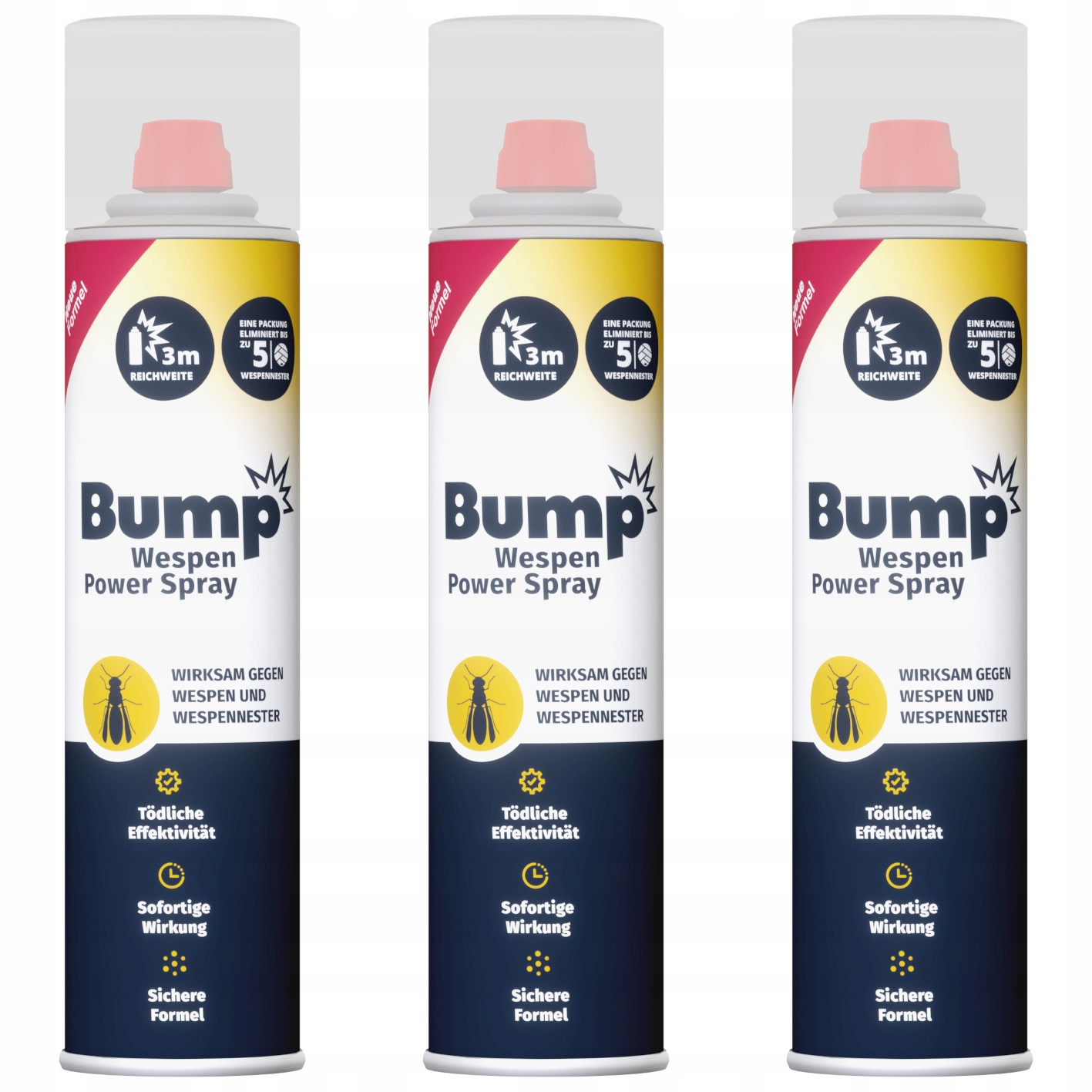 

Bump Wespen Gaśnica na osy i szerszenie 3x300ml