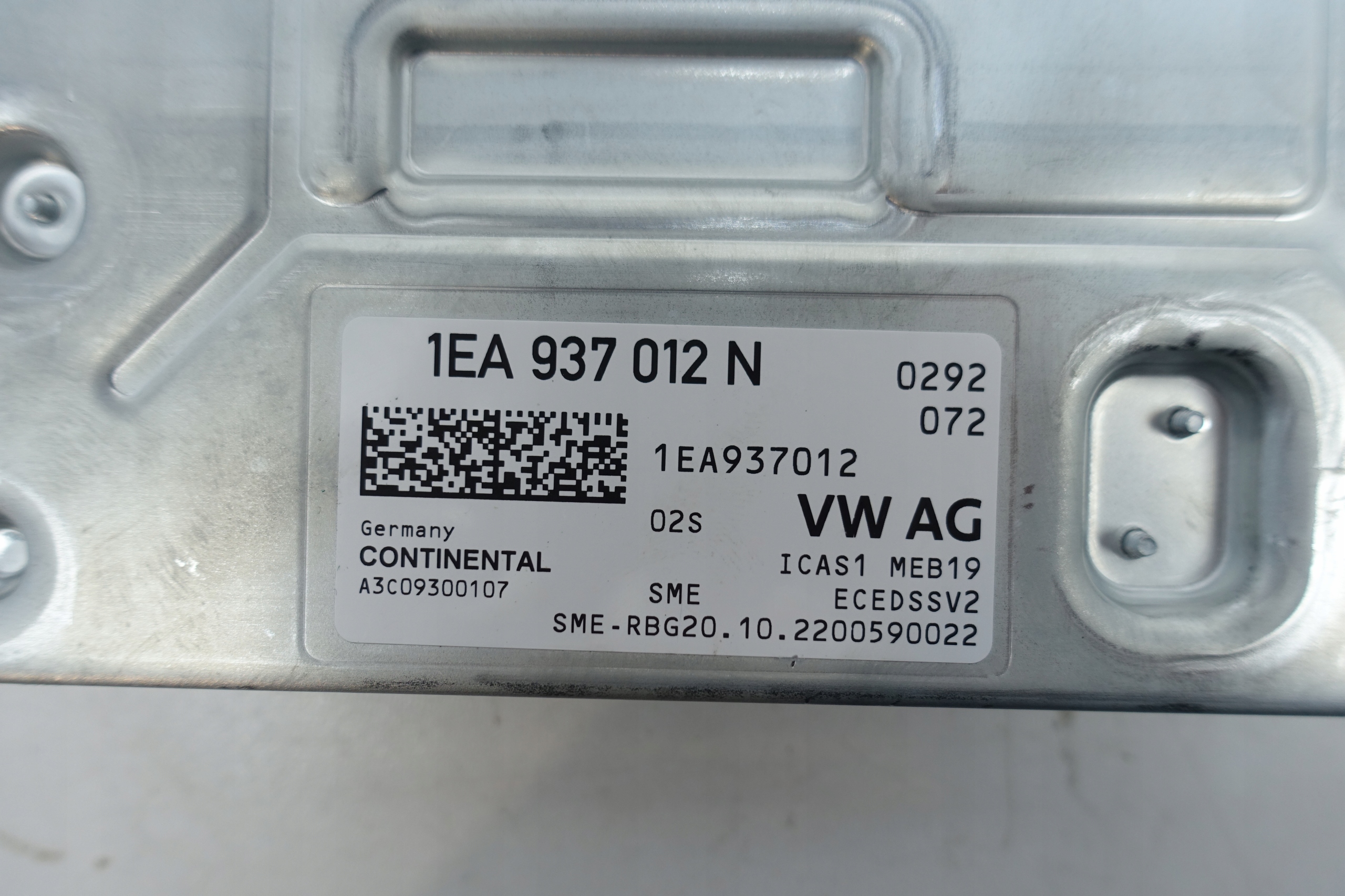 comfort control unit GATEWAY VW ID3 ID.3 1ea937012n