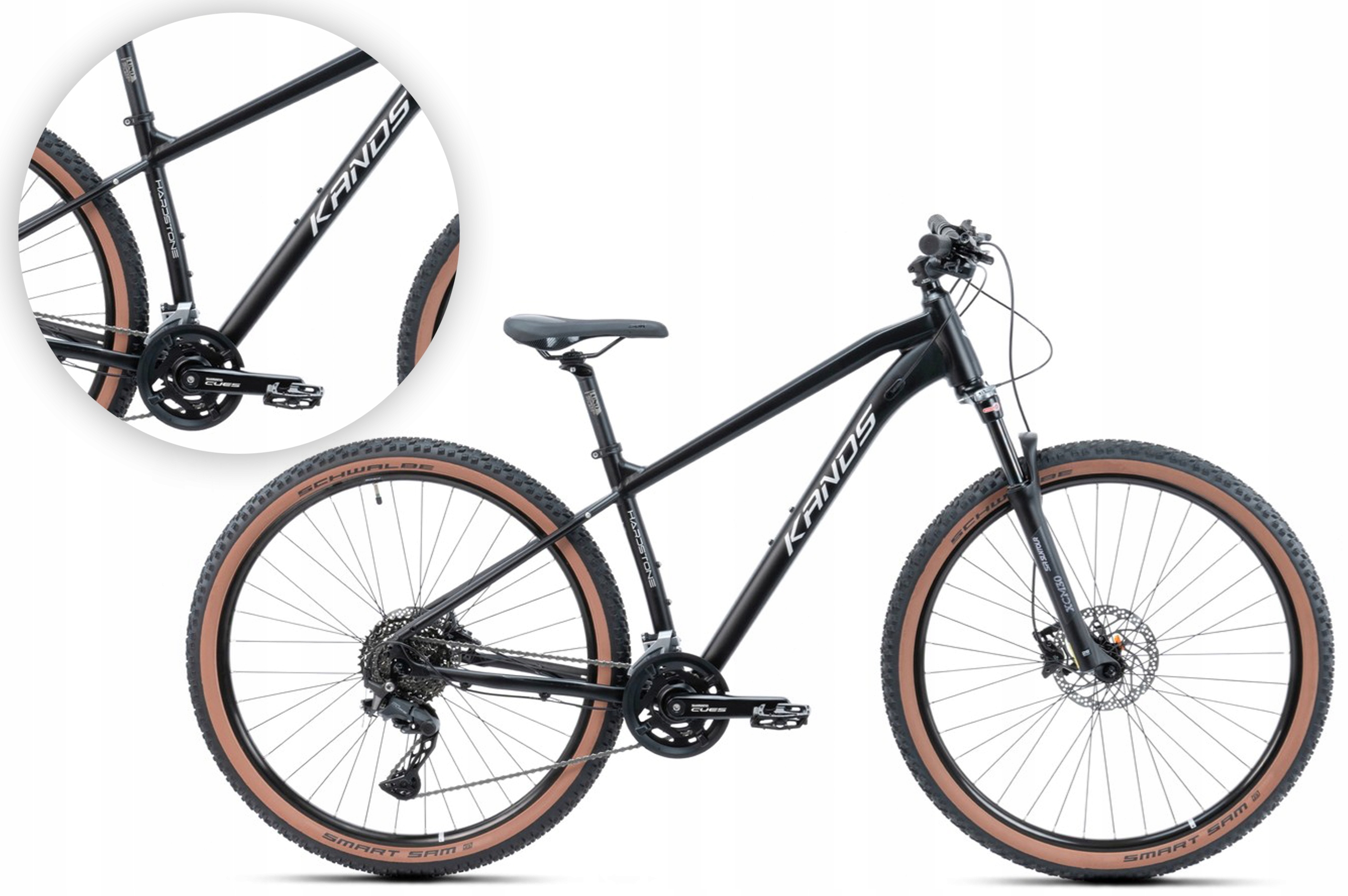 Rower Mtb 29" Kands Hardstone rama 19" czarny srebrny R26