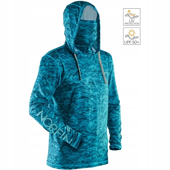 Bluza z kapturem Norfin shirt Sun Pro Marlin Hoodie zielona M