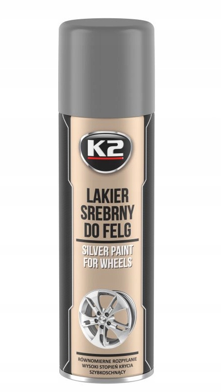 

K2 Srebrny Lakier Do Felg 500 ML L332