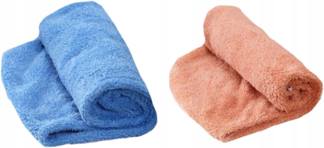 2 nasadka do suszarki do włosów ręczniki z mikrofibry do włosów