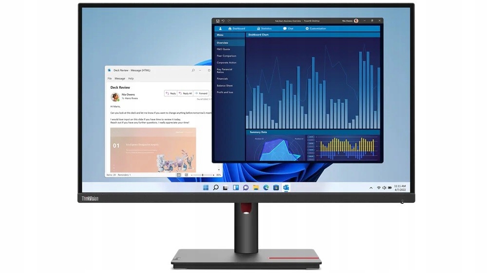 Lenovo ThinkVision T27p-30 27" 3840 x 2160 px Led monitor Ips/pls