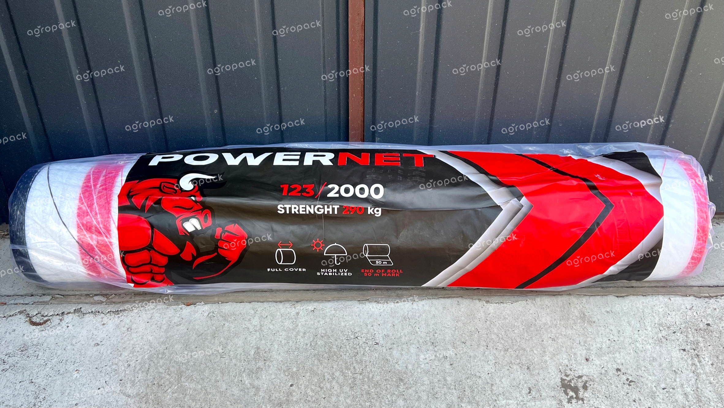 Siatka ROLNICZA do BEL POWER NET do słomy siana 123x2000 - już sprawdzona! Kod producenta PN_123_2000_S