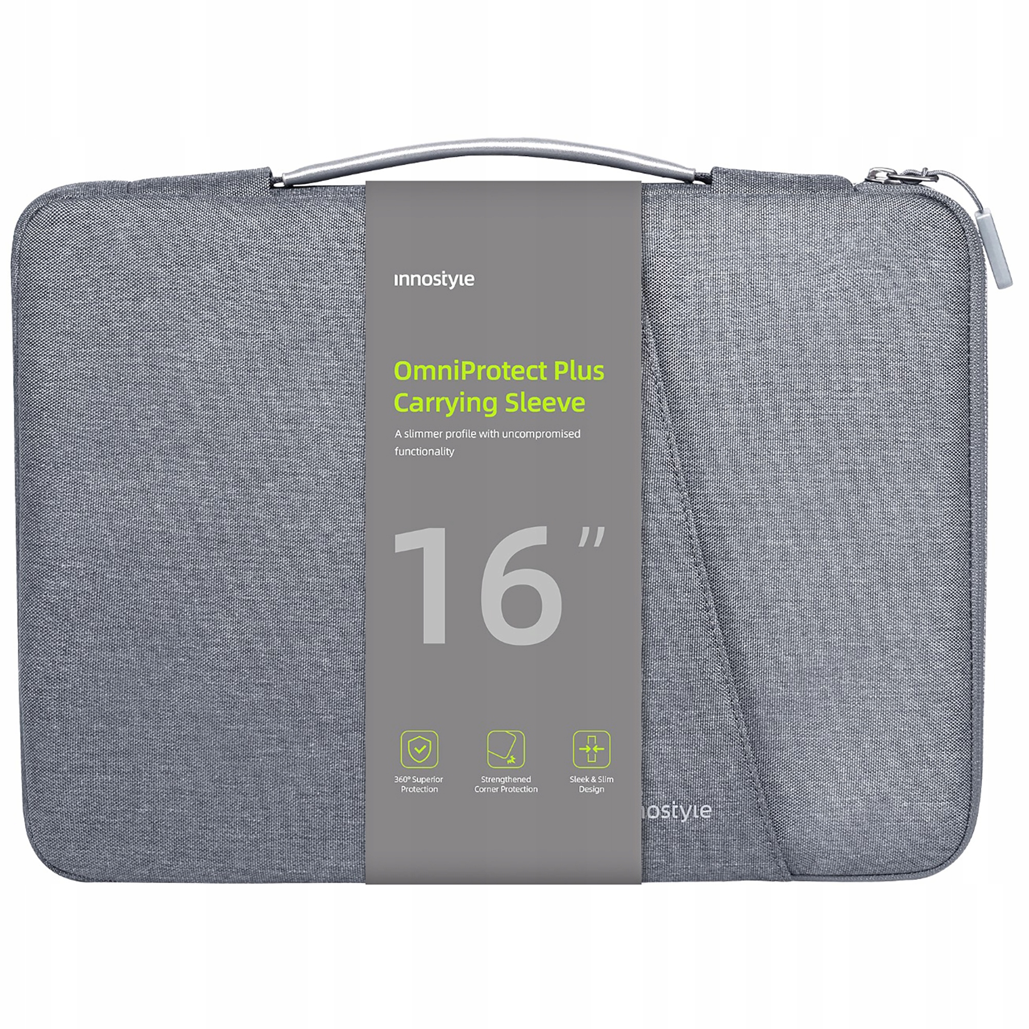 Innostyle Taška Na Notebook 15 6 16 Voděodolná Pouzdro Omniprotect Plus Šedá