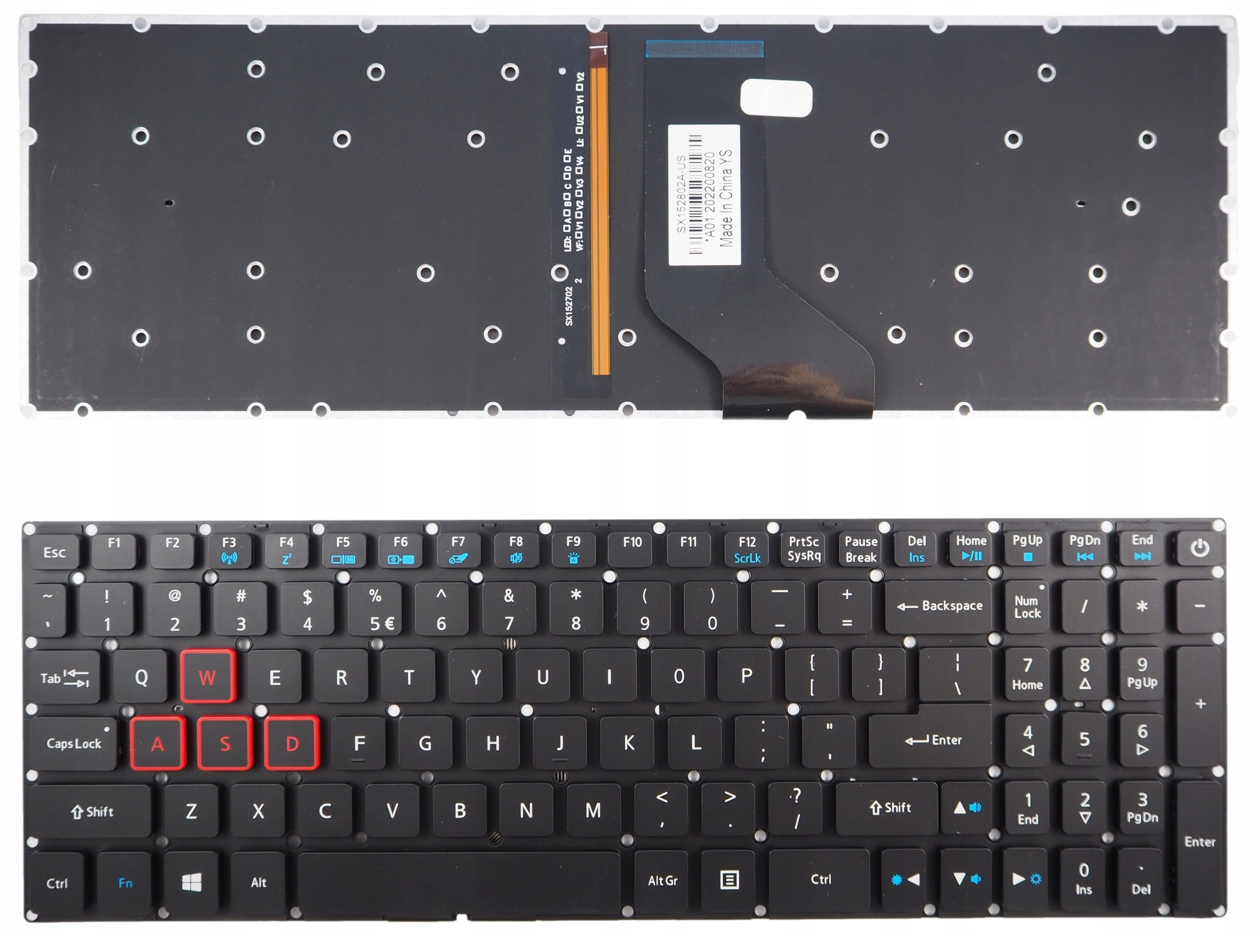 

Klawiatura Do Acer Aspire VX5-591G N16C7 Led
