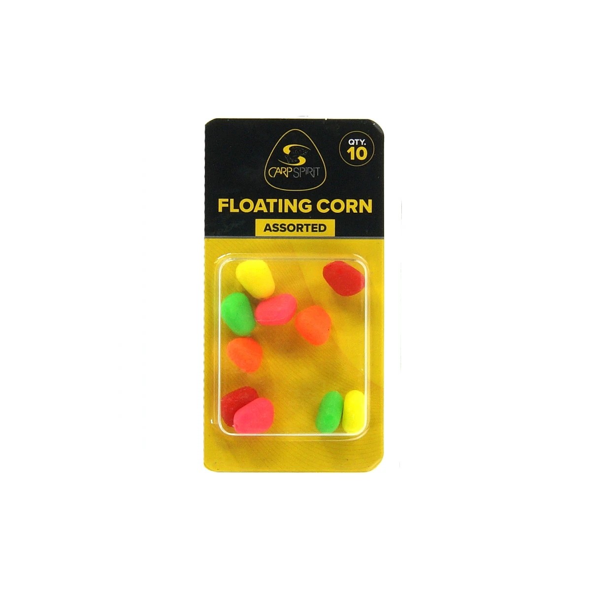 CARP SPIRIT FLURO FLOATING CORN ASSORT X10