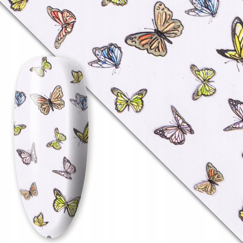 Folia Transferowa Do Paznokci Hybryd Żeli 100cm Lovley Time Collection Nr7