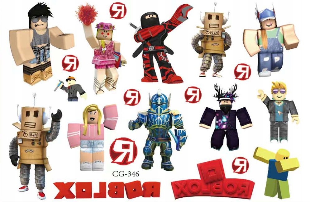 

Tatuaże zmywalne dla dzieci Roblox CG346