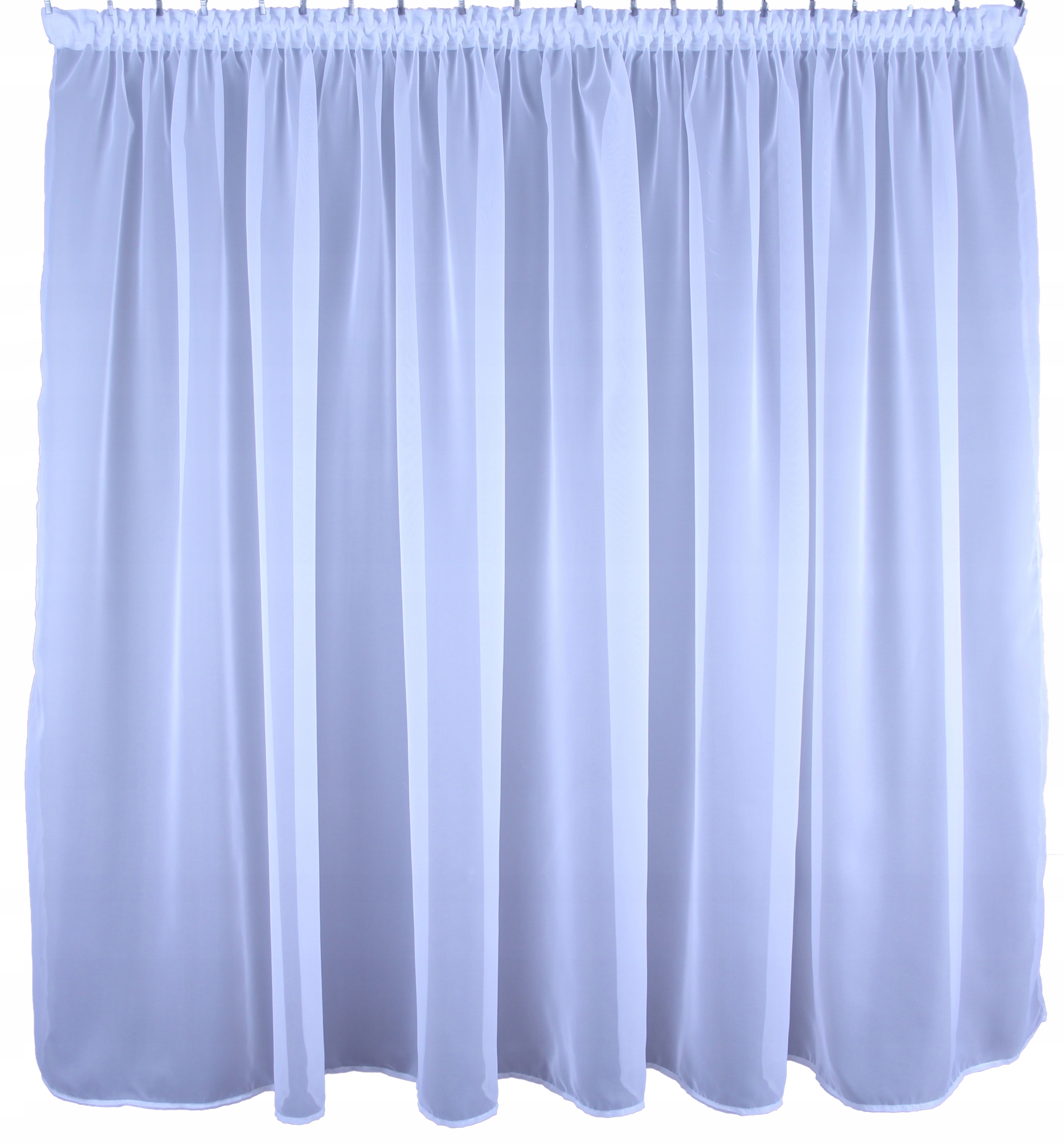 Firana klasyczna woal 600x230 prosta Do Kuchni Salonu Sypialni bez dodatków