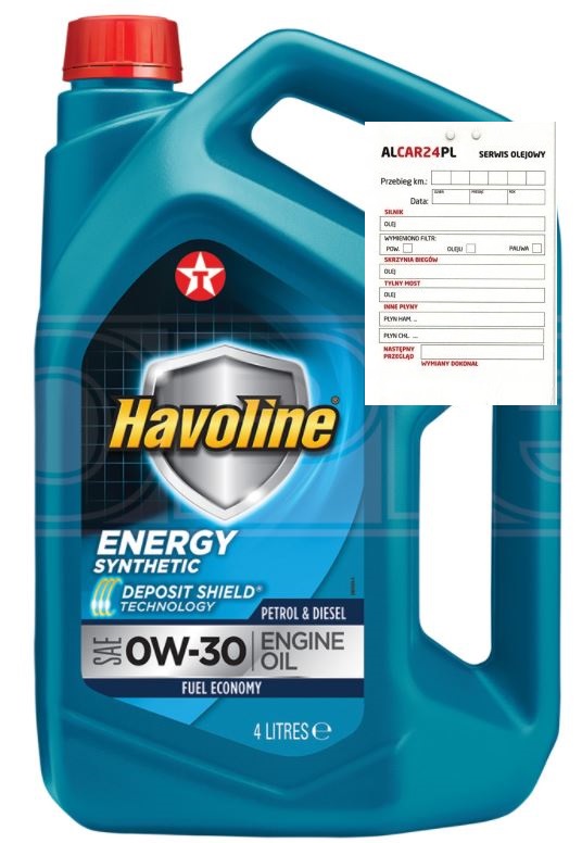 

Olej Texaco Havoline Energy Sae 0W-30 4L