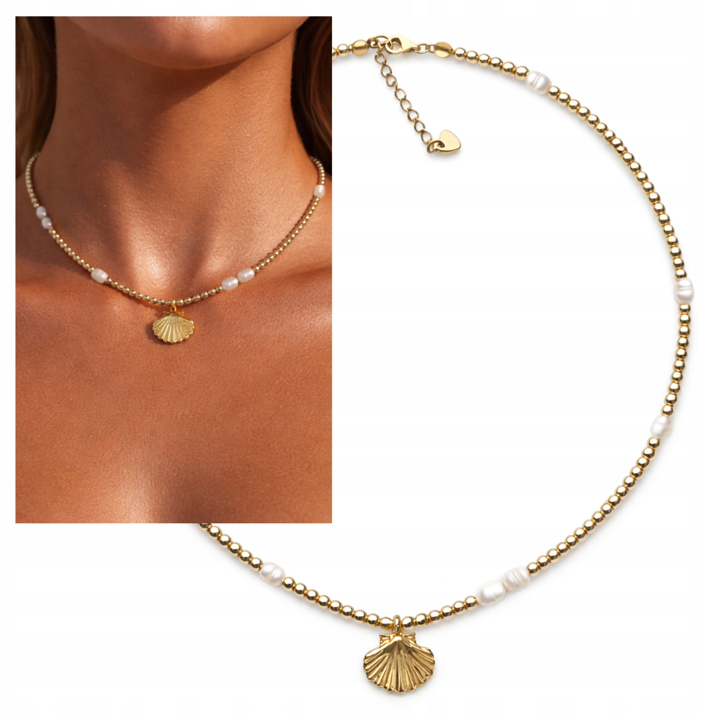 Náhrdelník Perly Přírodní Hematit Dámský Dárek Pro Ni Ruční Práce