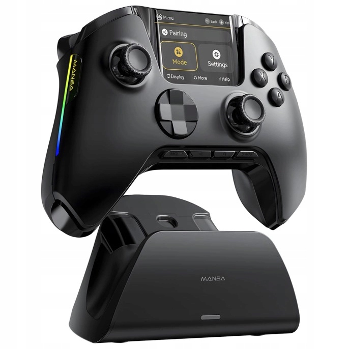 Bezprzewodowy kontroler Manba One V2 z ekranem 2” PC/Switch/iOS/Android