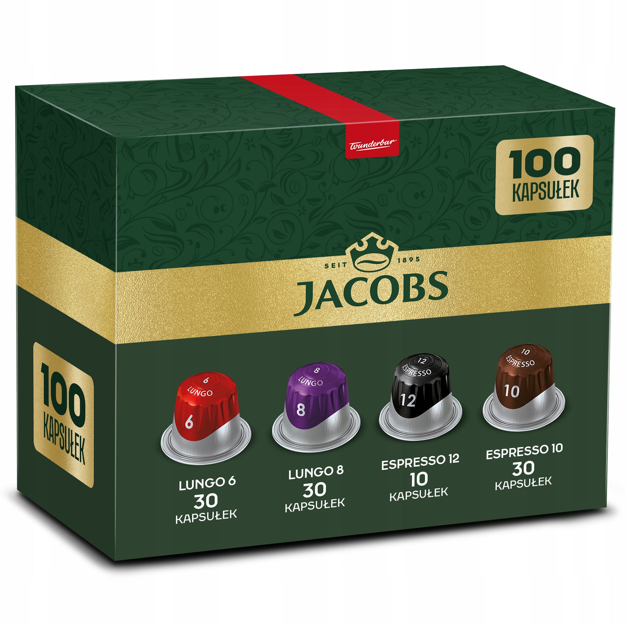 Kapsułki Jacobs mix do Nespresso(r)* 100 kapsułek mix 100 kaw 9+1 Gratis!