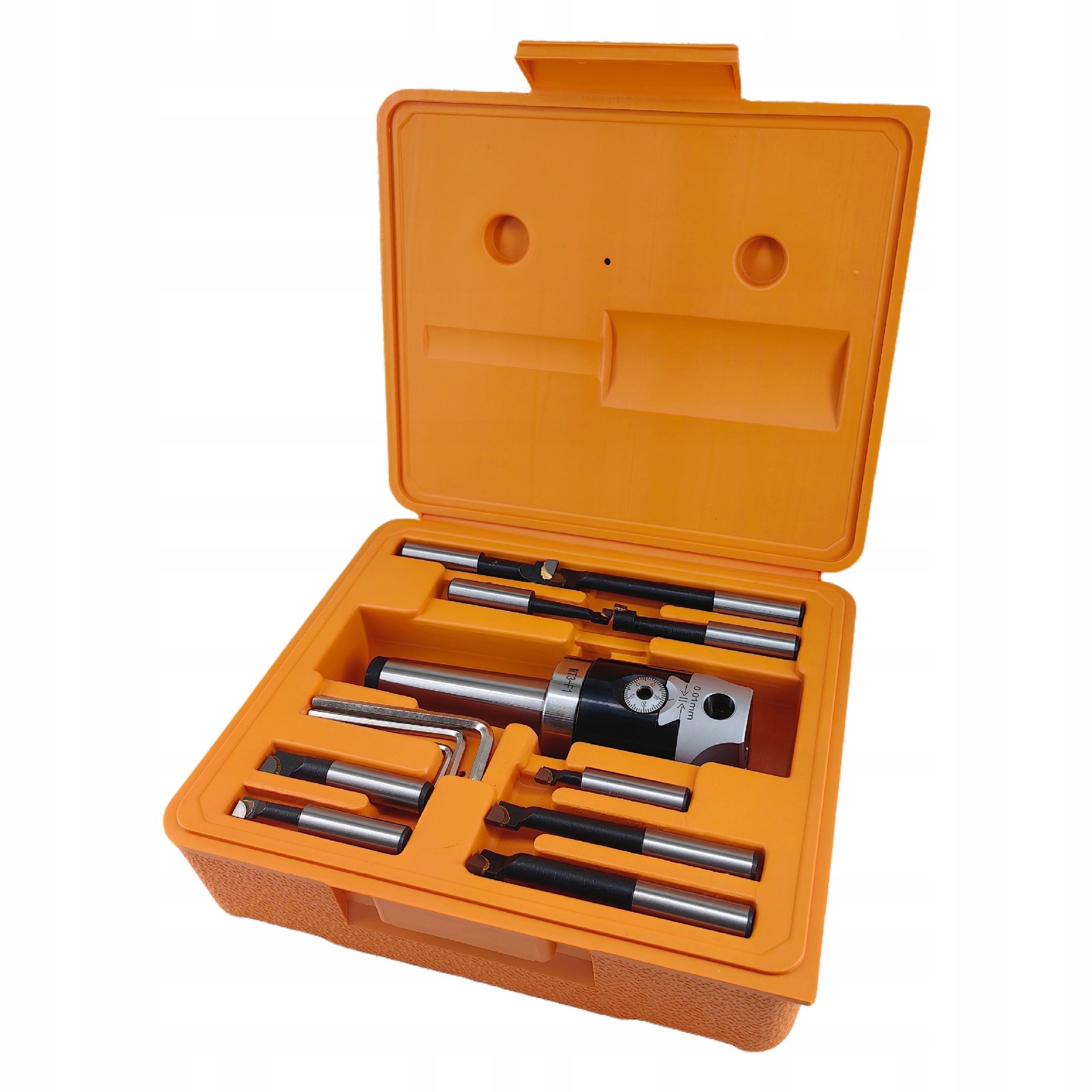 9dílná sada vyvrtávacích hlavic, sada nástrojů pro frézovací, tvářecí a vrtací stroje