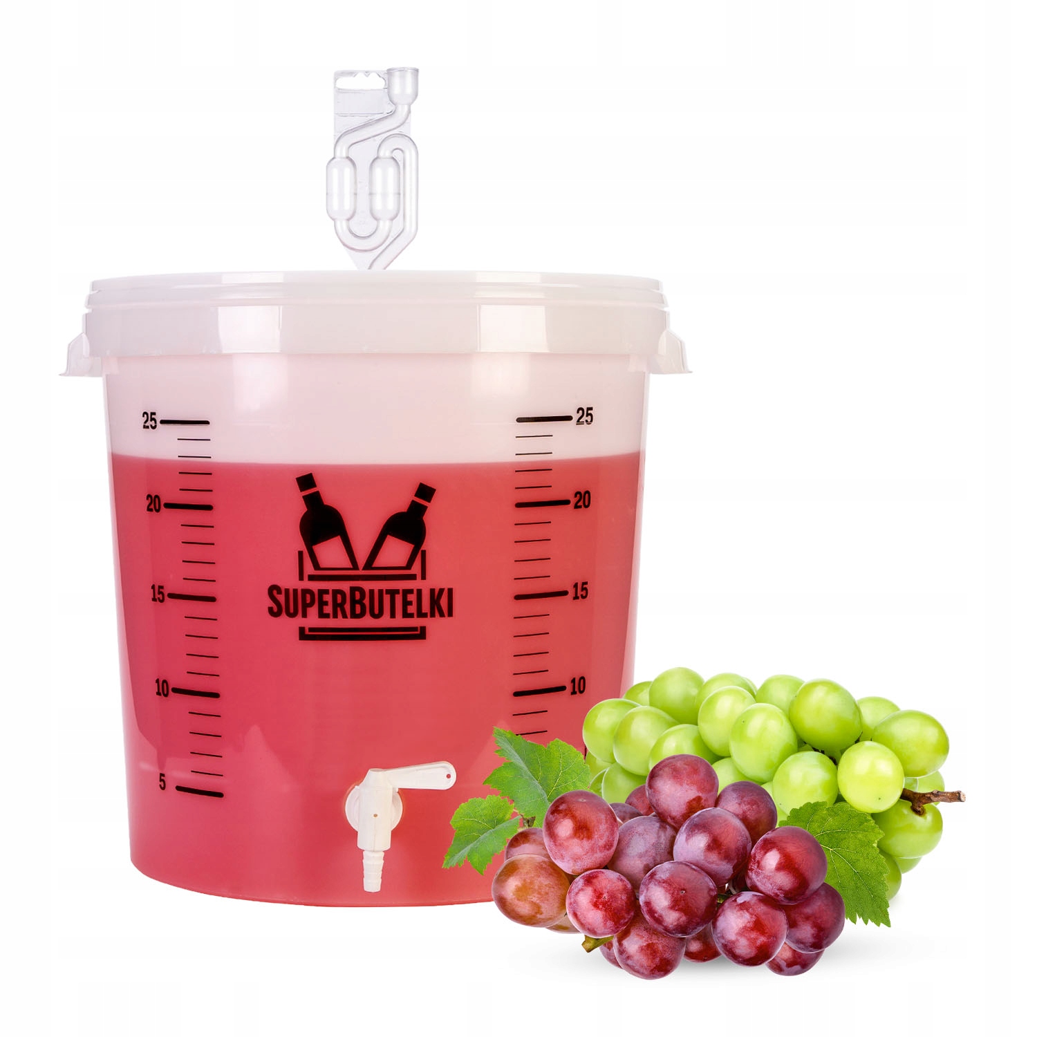

Pojemnik Fermentacyjny 30L Zestaw Kranik Rurka
