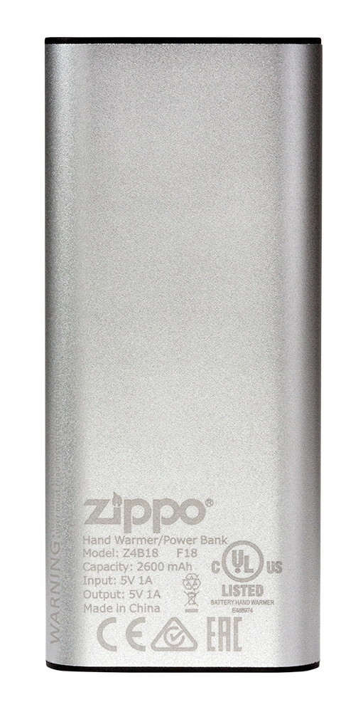 грілка для рук + Powerbank Zippo 2600 HEAT BANK EAN (GTIN) 4045233025174