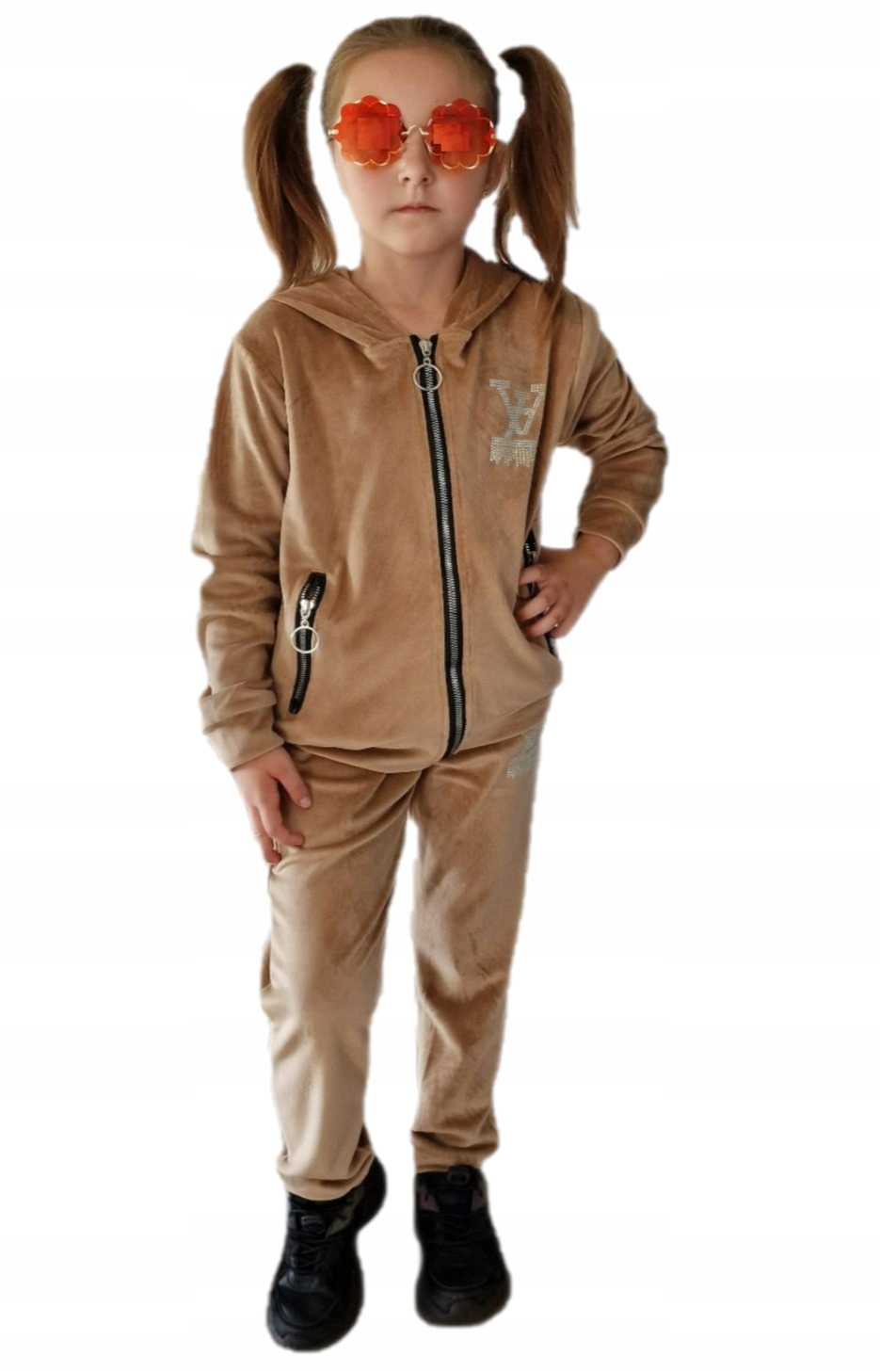 DRES 134 WELUR WELUROWY bluza zestaw komplet Kod producenta WEL001