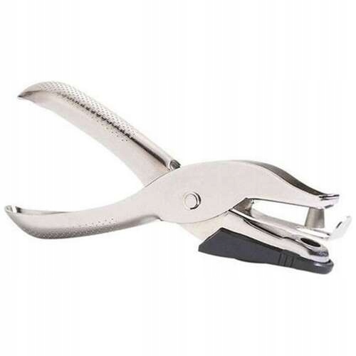 DZIURKACZ JEDNOOTWOROWY METALOWY SZCZYPCOWY 10 KARTEK 6mm CHROM RAPESCO Rodzaj szczypcowy