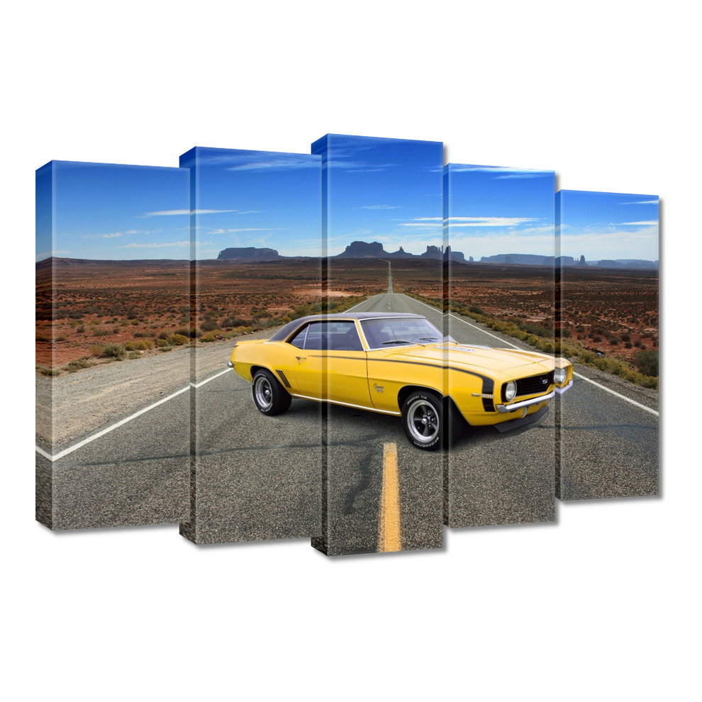 

Obrazy 70x50 Żółty Chevrolet Ss Auto