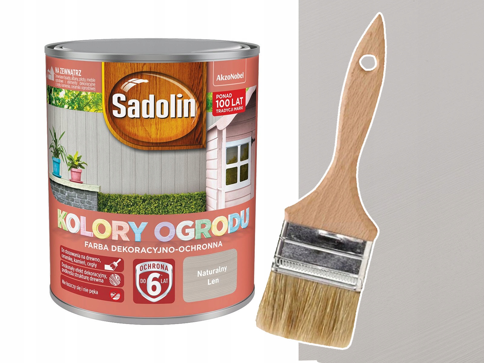 Sadolin Kolory Ogrodu Naturalny Len 0,7L