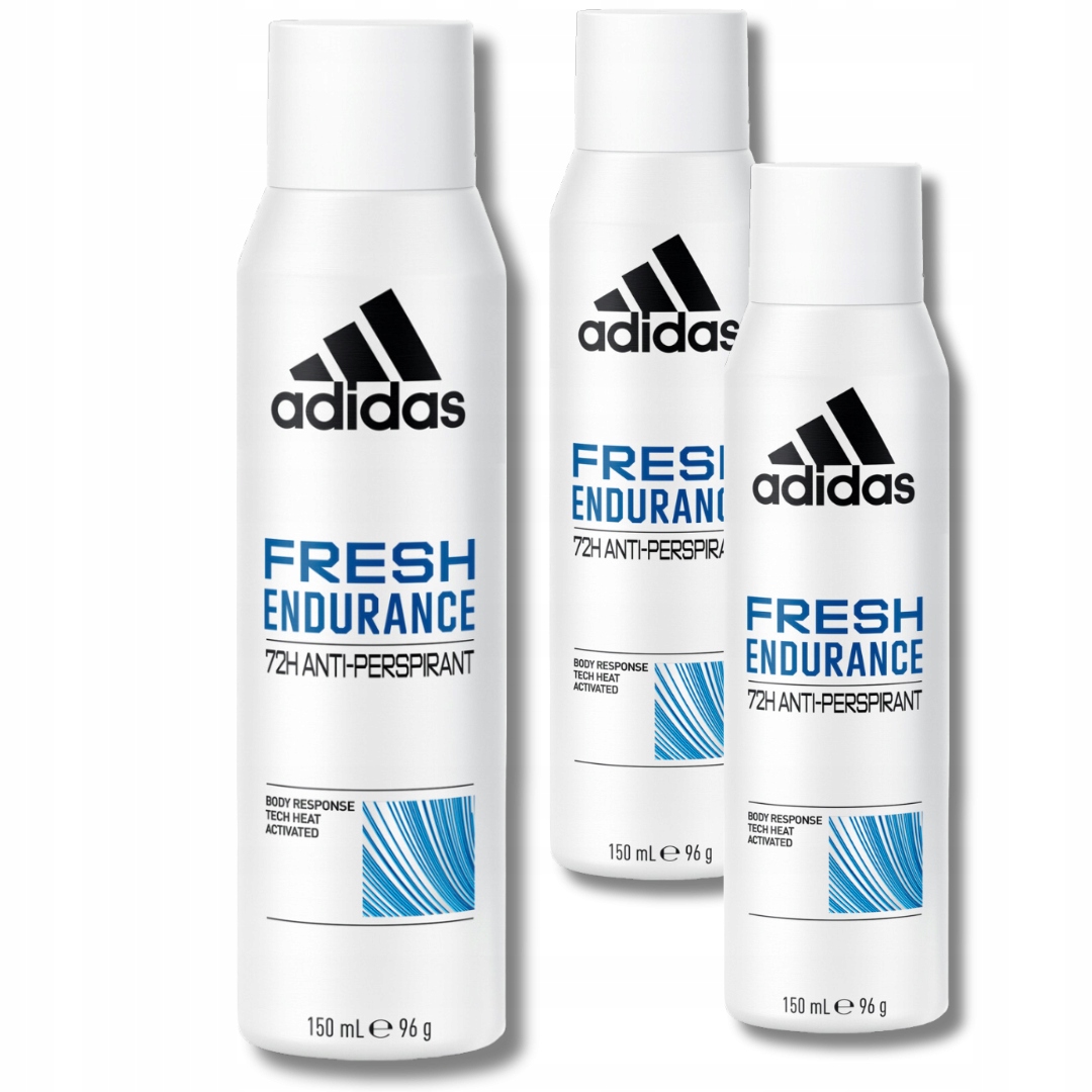 Antyperspirant Spray ADIDAS Dezodorant Dla Kobiet Fresh Endurance 150ml x 3