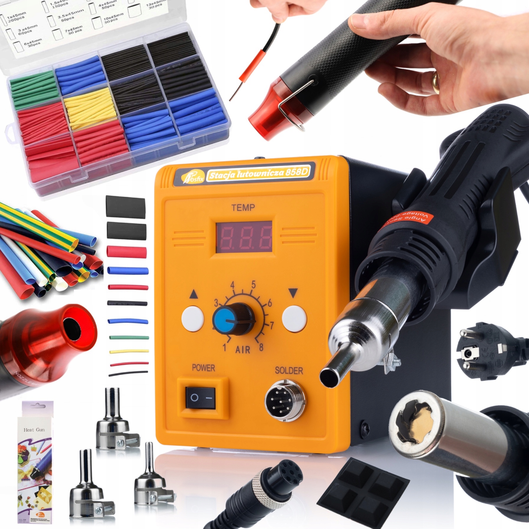 Pájecí Stanice Svařovací Plastová Horkovzdušná Pistole Trubky