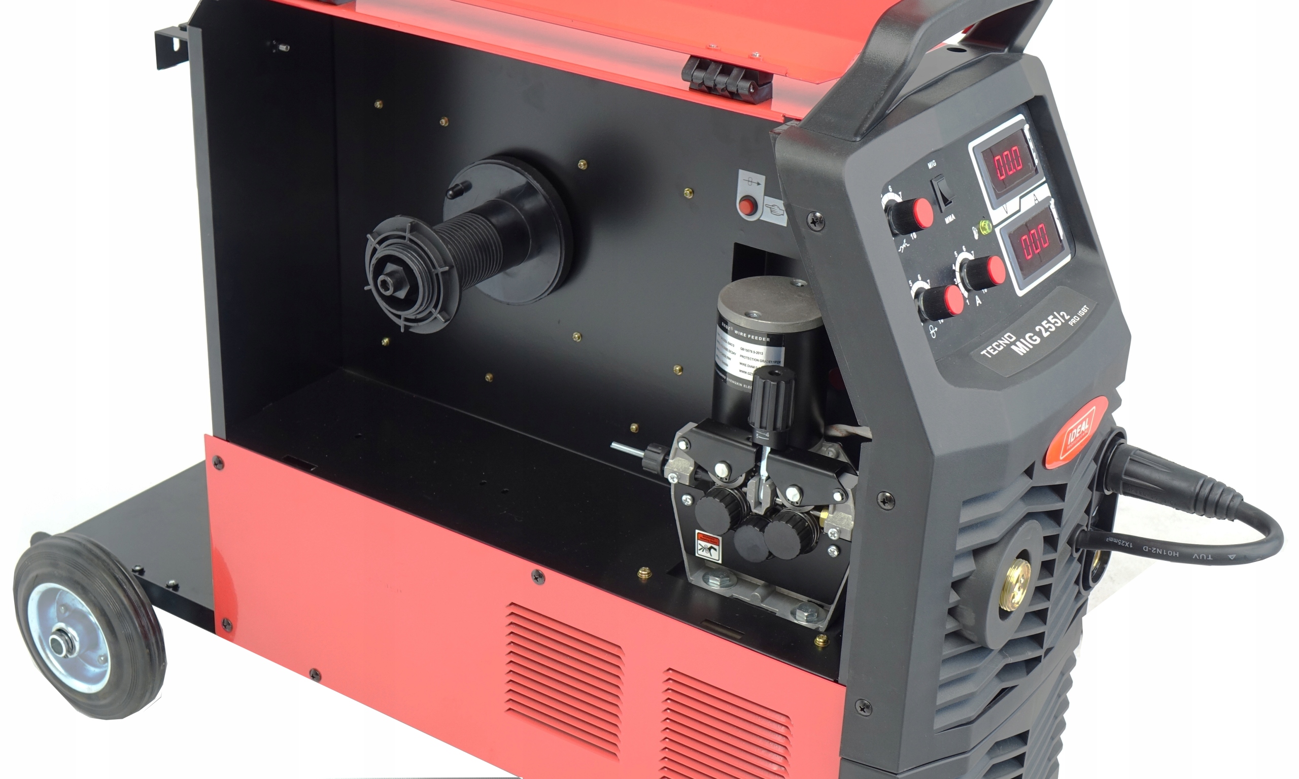 Spawarka MIG MAG 250 A MMA migomat 230/400 Zestaw Marka Ideal