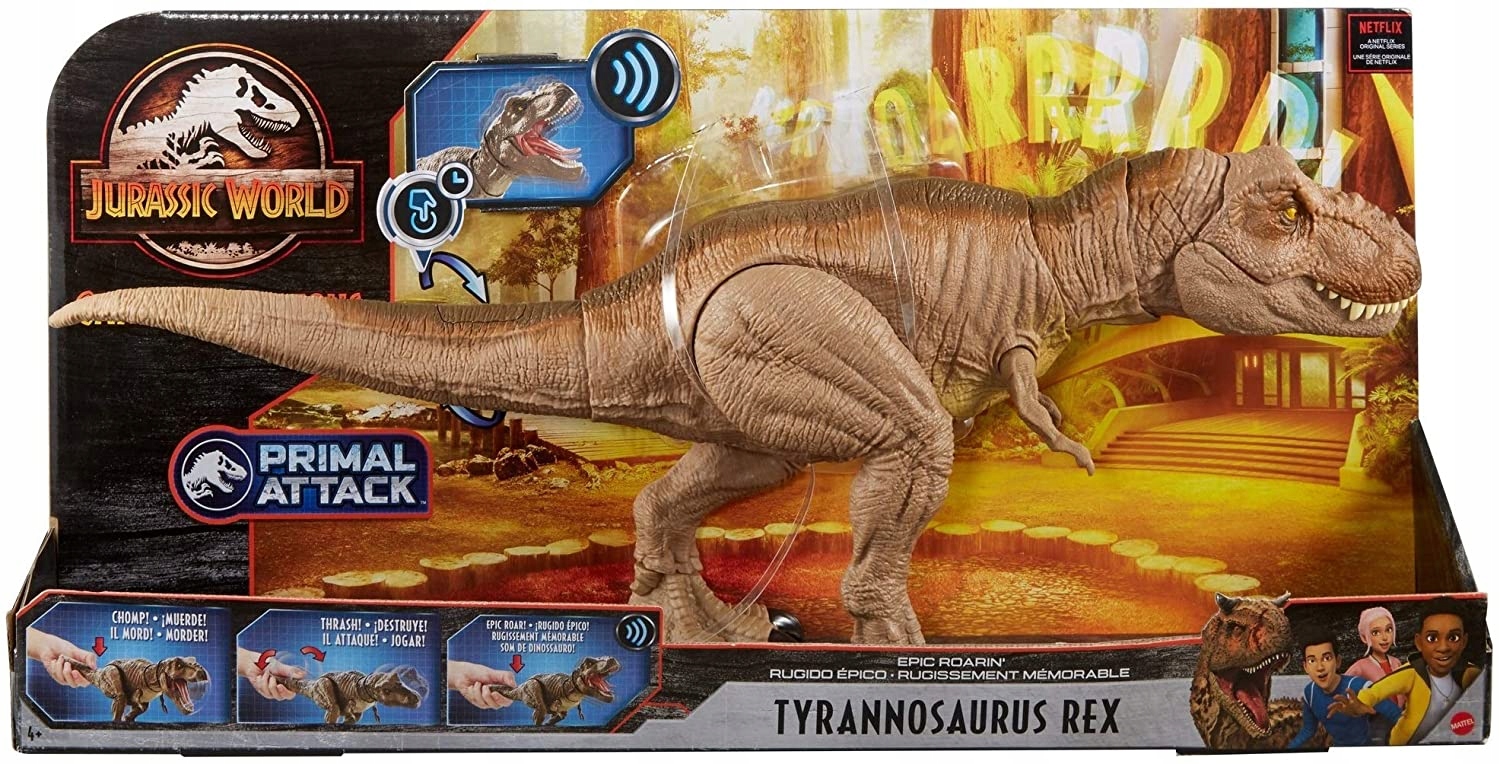 

Jurassic World Tyrannosaurus Rex Ryk 55CM