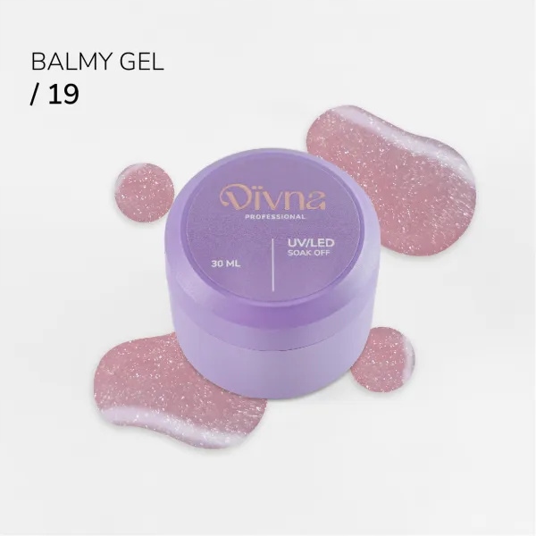 Divna Balmy Gel 19 s konzistencí báze 30 ml – Gel starorůžová