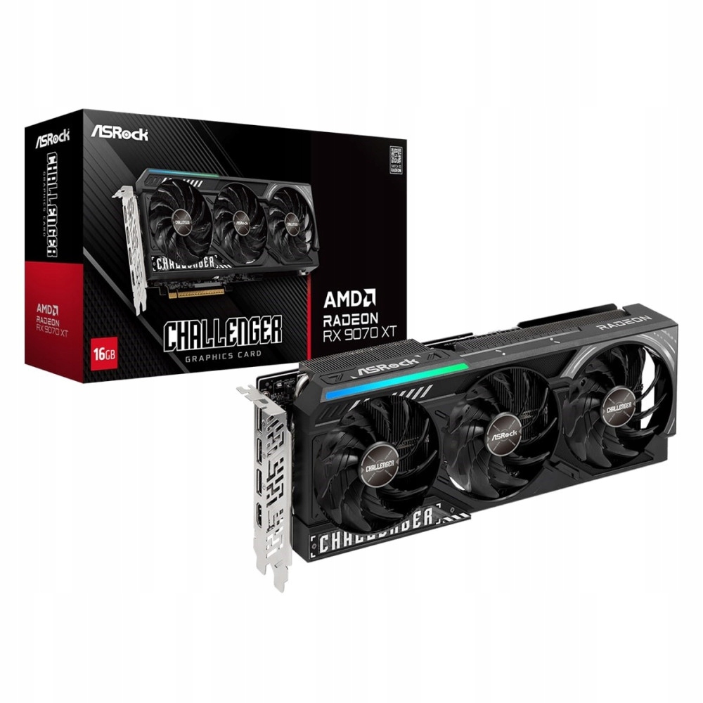 Grafická karta Asrock Challenger RX9070XT 16GB