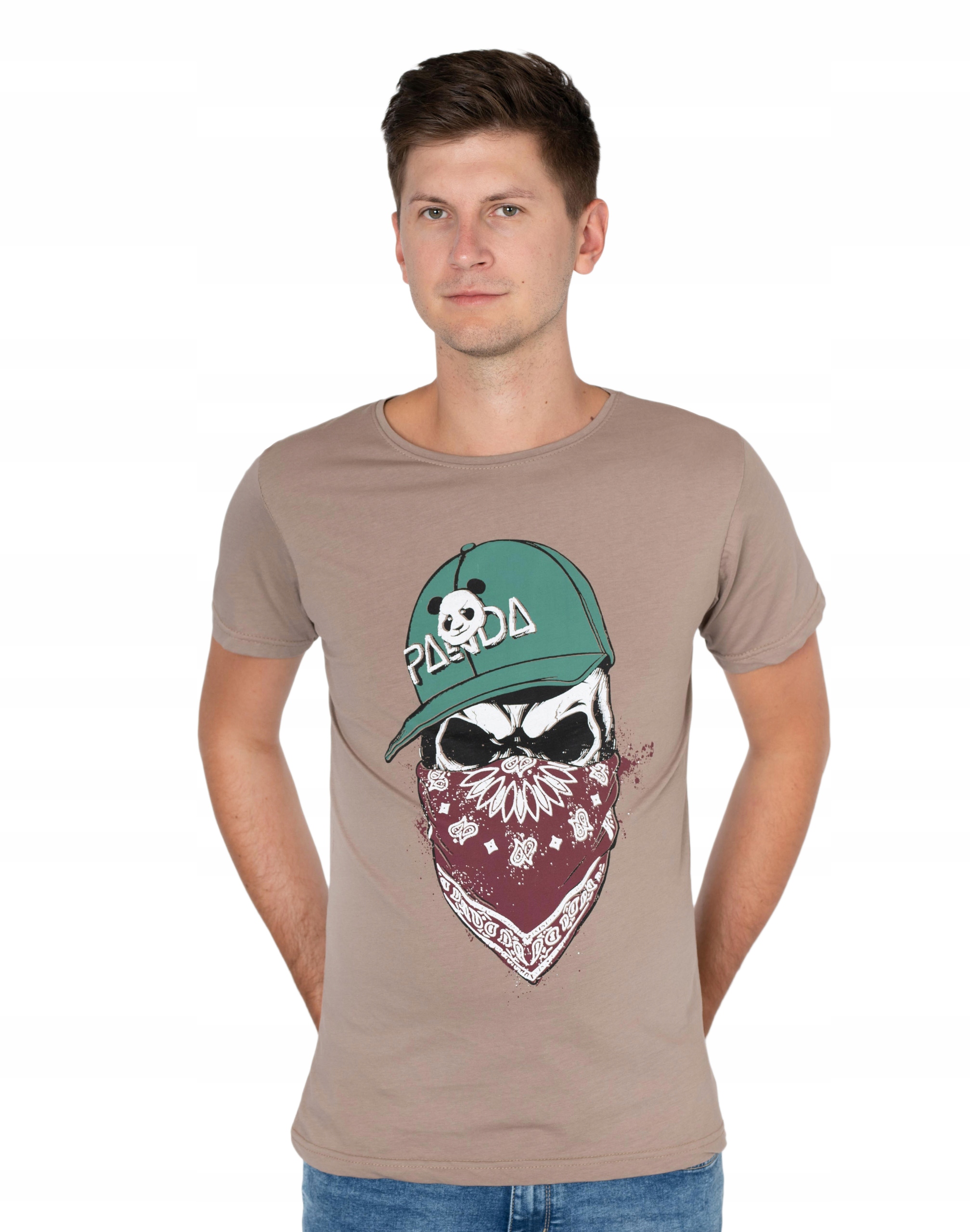 

Koszulka Podkoszulek Tshirt Męski Shirt KM22-10 L