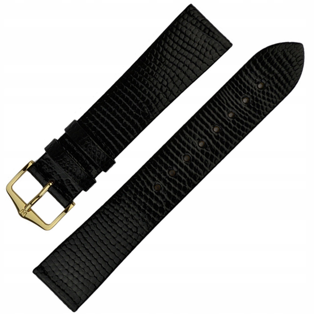 Pásek k hodinkám Hirsch 01766150-1-12 černý 12 mm