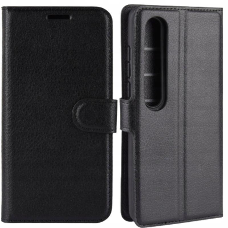 

Litchi Etui Skórzane Portfel Do MI 10 / 10 Pro