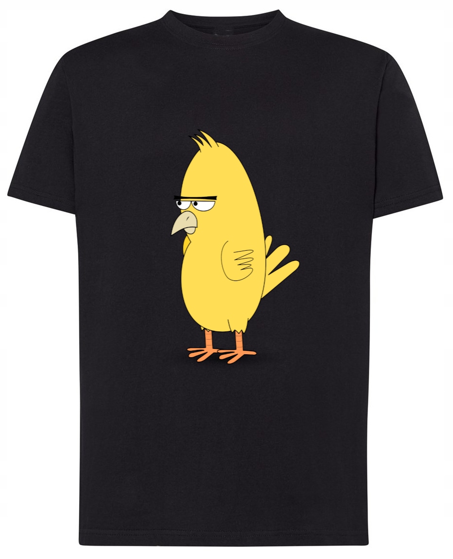 

T-Shirt męski nadruk zły ptak gumpy Rozm.S