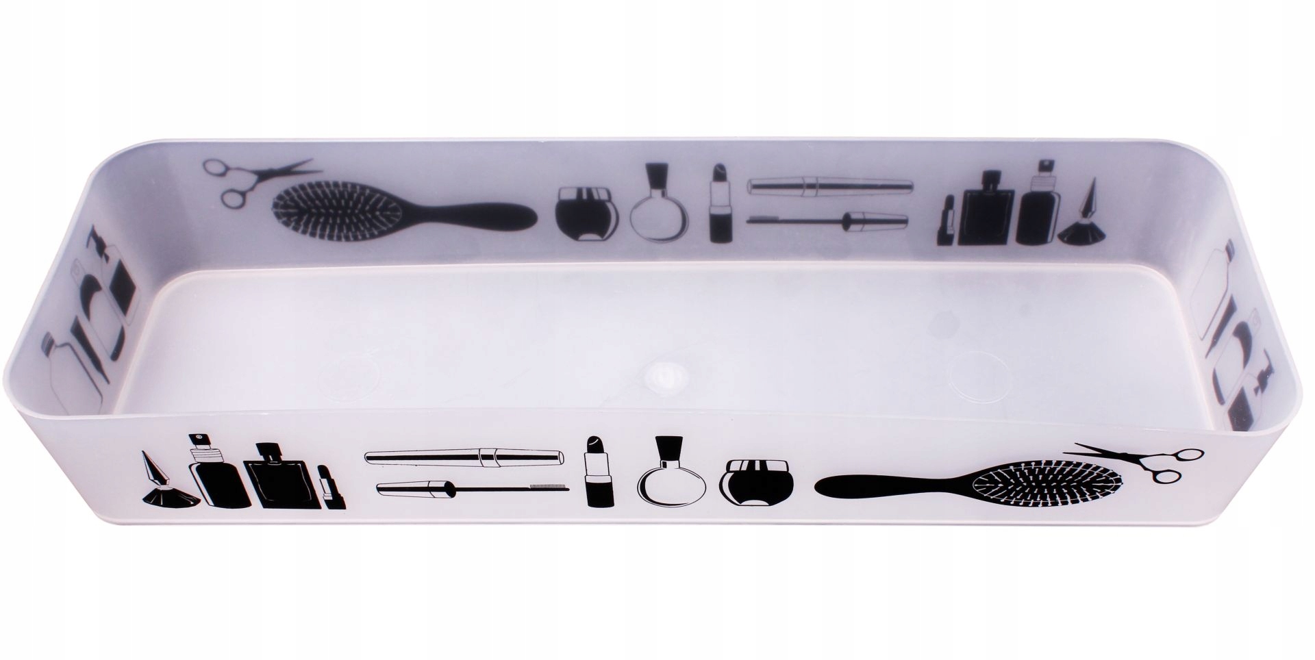 

Pojemnik plastikowy Makeup 33,8x11,3x5cm z wzorem