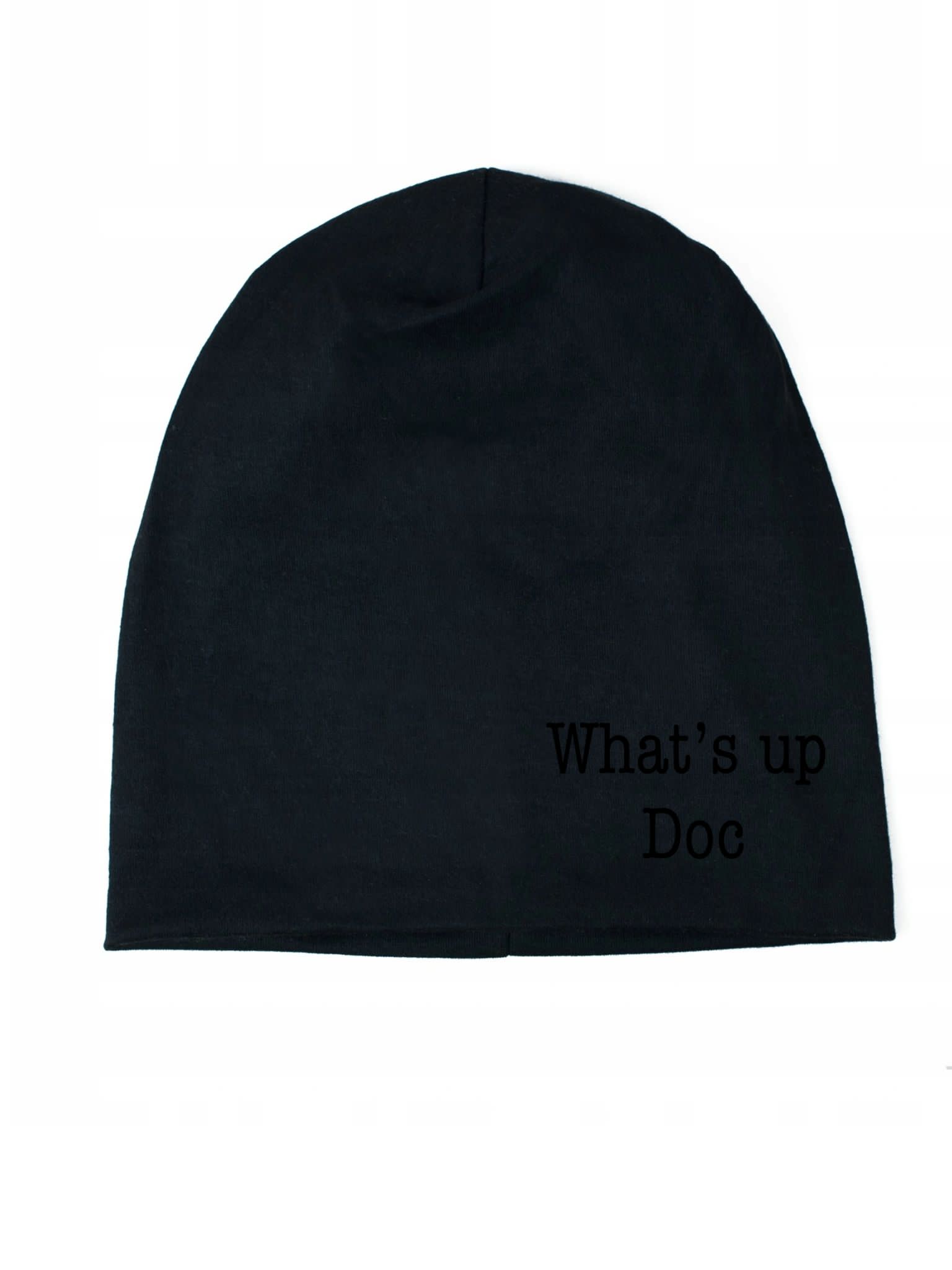 

Czapka Czarna Oversize Beanie Królik Bugs