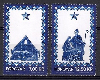 Wyspy Owcze 2013 Mi 792-793 Czyste **