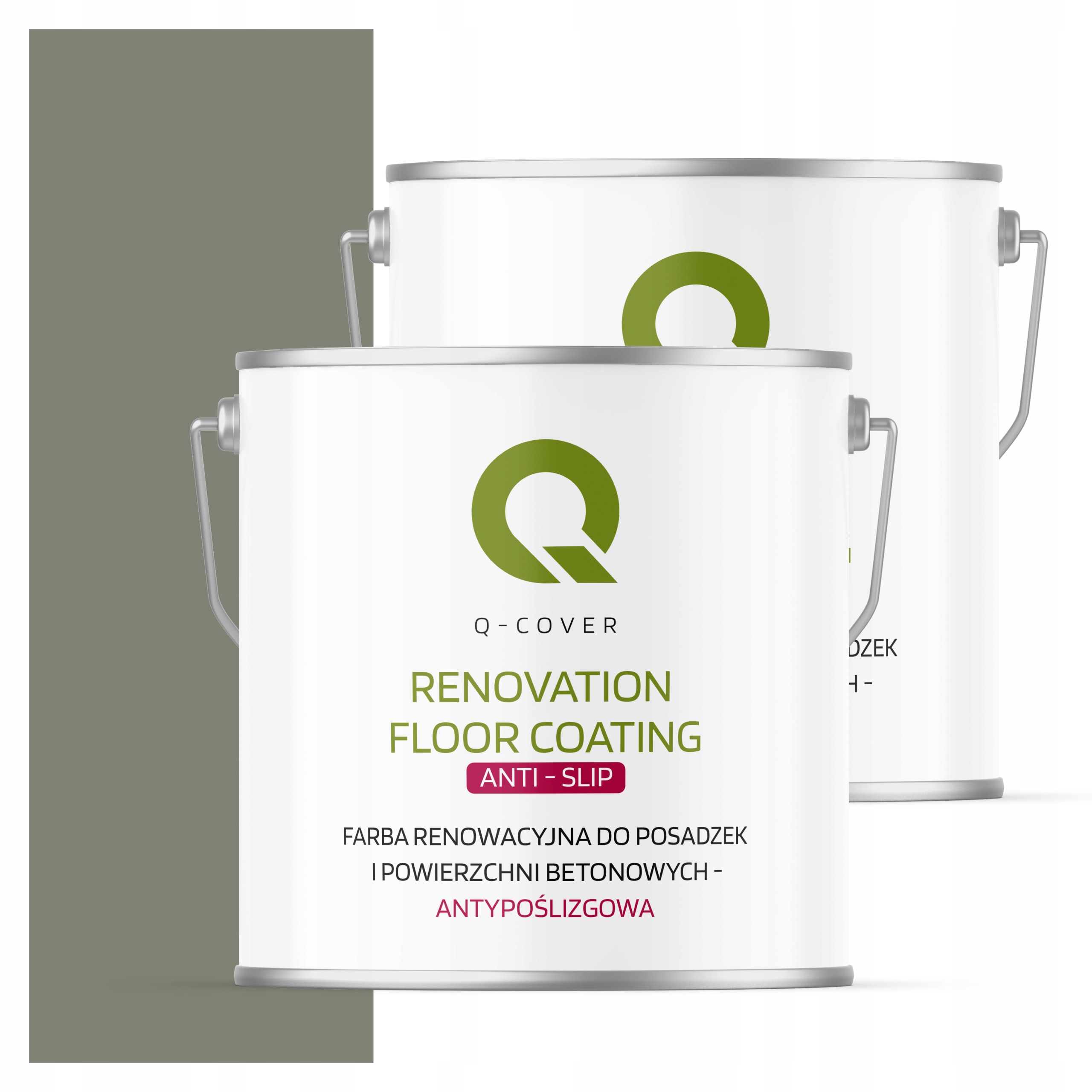 Protišmyková renovačná farba na betón 5L Cementová šedá Ral 7033 Mat