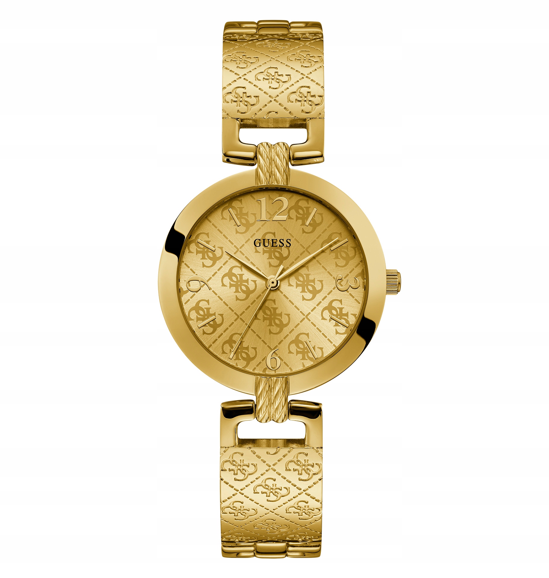 Guess dámské hodinky W1228L2 zlaté na náramku